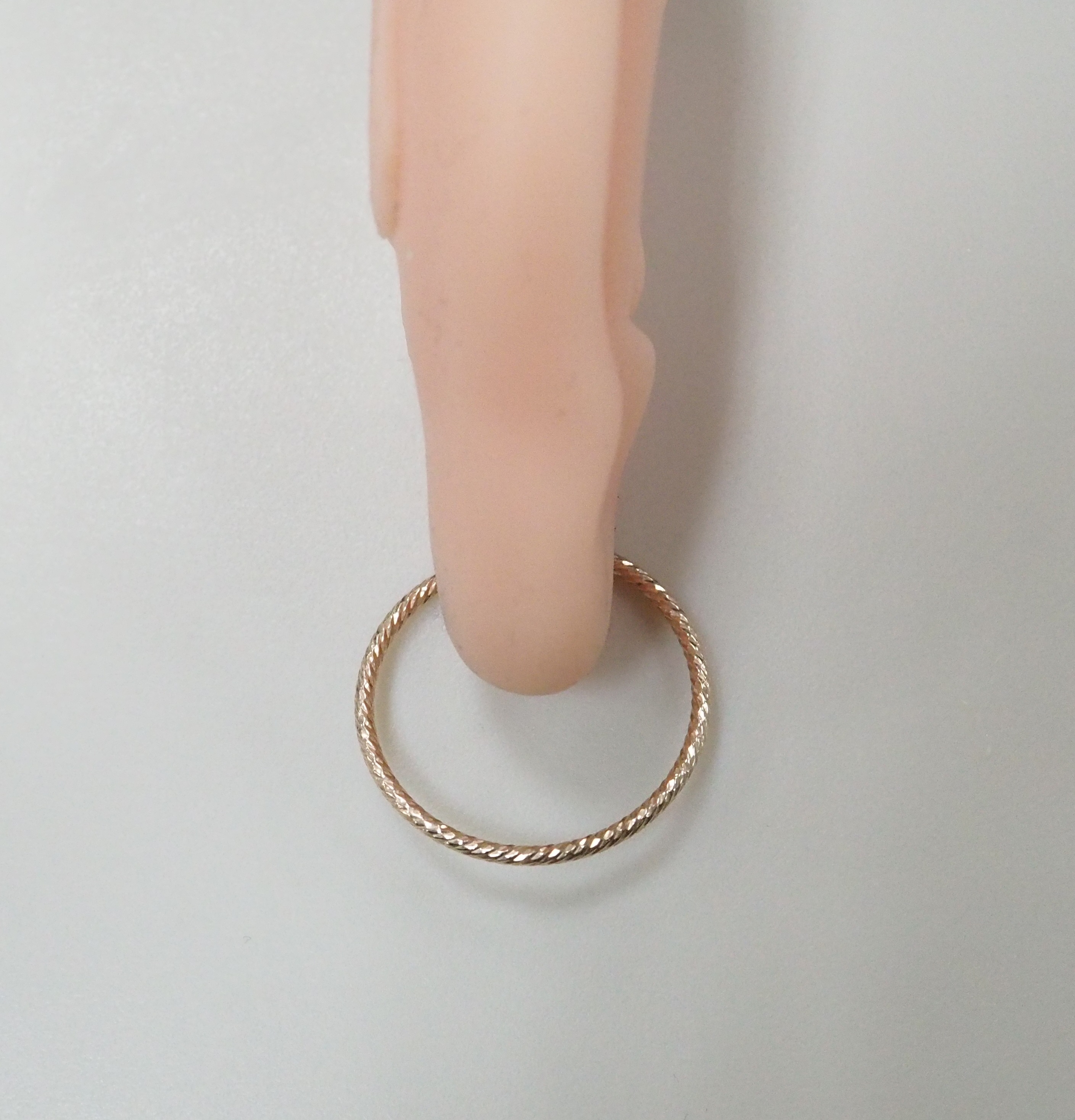 Серьги-конго из золота